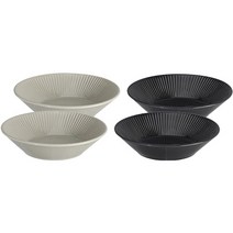 로얄베일 라이닝 찬기 대 세트 4p, 혼합색상, 찬기 크림그레이 2p + 찬기 챠콜 2p