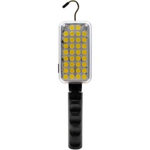보헤미안 C타입 + 5핀 충전 접이식 34구 LED 작업등, 블랙, 1개