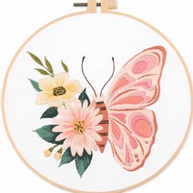 올라운더 생동감있는 나비 DIY 십자수 패키지, E, 1세트