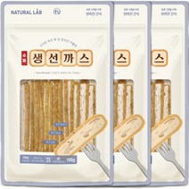 네츄럴랩 커틀릿 강아지간식, 생선, 100g, 3개