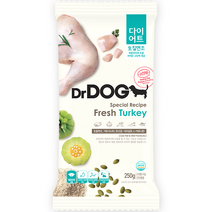 닥터독 다이어트 칠면조 사료, 1개, 250g