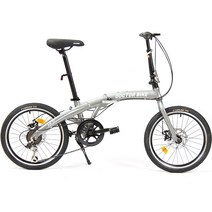 닥터바이크 AM-20S 미니벨로 자전거 50.8cm E2 BIKE_20_AL, 멧그레이, 146cm