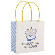 해피데이베어 미니 쇼핑백 20p, 혼합색상, 20개