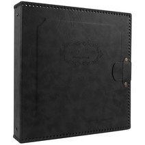 스토리앨범 제이앤에이치 포켓 민자형 앨범 10.2 x 15.2 cm, 블랙, 50매
