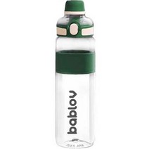 바블로브 파스텔 트라이탄 스포츠 빨대 대용량 텀블러, 올리브그린, 600ml, 1개