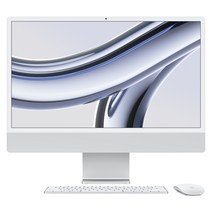 Apple 2023 아이맥 24 M3, 실버, 8코어, 512GB, M3 8코어, 8GB