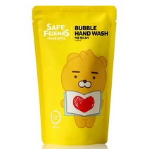 온더바디 세이프프렌즈 버블 항균 핸드워시 리틀라이언 파우더향 리필, 400ml, 1개