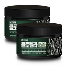 인그린 프리미엄 클로렐라 분말, 2개입, 200g