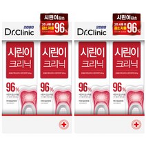2080닥터크리닉시린이치약, 120g, 4개