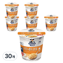 퀘이커 구운 누룽지 오트밀 시리얼컵, 50g, 30개