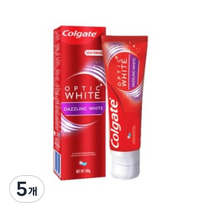 콜게이트 옵틱 화이트 다즐링 민트 치약, 100g, 5개