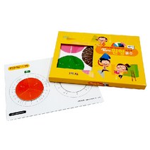 자석 원형분수 학습기(종이케이스), 1개