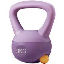 빼다 슬라임 스윙 소프티 케틀벨, 퍼플, 3kg, 1개