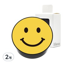 벨르아망 베이직 스마일 차량용 방향제, 2개, 미드섬머나잇