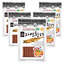 코코브라운 자연황태 져키 강아지 간식 80g, 5개, 황태   당근 혼합맛