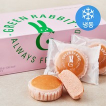 그린래빗 폭신 촉촉 미니 딸기 케이크 (냉동), 35g, 12개