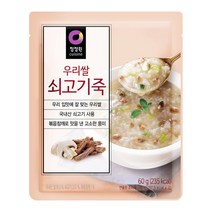 청정원 우리쌀 쇠고기죽, 60g, 1개