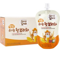 아이꼬야 안심 유기농 첫 보리차 120ml x 20p, 보리 + 현미 혼합맛, 1개