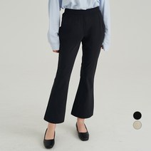 ELLE PARIS 여성 쿨터치 링클프리 스트레치 부츠컷 팬츠