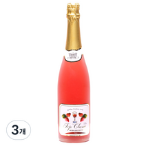 [하이세븐] Hi Seven 탄산음료 탑클래식 스트로베리 750ml, 3개