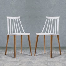 오에이데스크 하프체어 2p, 화이트