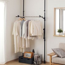 아이리스 와이드행거 블랙 MWW-260N, 1개