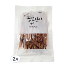 정화식품 자연오감 왕오징어구이, 120g, 2개