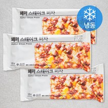라쿠치나 페퍼 스테이크 피자 (냉동), 120g, 3개