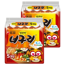 농심 너구리 얼큰한맛 120g × 10개