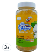 귀여운 내 친구 곰탱이 홈비타 구미 C 유아젤리, 3개, 감귤맛, 252g