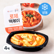 두끼 로제 떡볶이 (냉동), 290g, 4팩