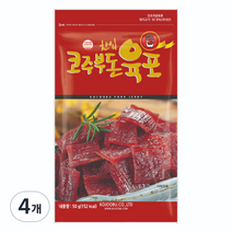 코주부 한입 돈육포, 50g, 4개