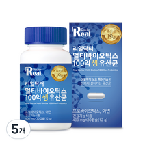 리얼닥터 멀티바이오틱스 100억 생유산균 12g, 5개, 30정, 30정