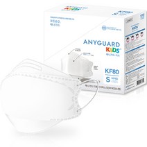 애니가드 기본 황사마스크 소형 KF80, 1개입, 50개