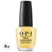 오피아이 네일락커 매니큐어, W56, 4개, 15ml