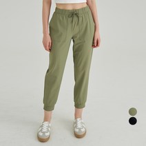ELLE PARIS 여성 쿨터치 스트레치 조거 팬츠