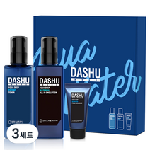 다슈 맨즈 아쿠아 스킨케어 기초 포텐 토너 153ml + 올인원 로션 153ml + 폼클렌징 30ml, 3세트