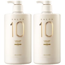 미쟝센 살롱 플러스 클리닉 10 샴푸 손상모발용, 990ml, 2개