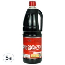 범일 진간장, 1.7L, 5개