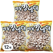 백옥 강냉이 과자, 200g, 12개