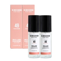 더블유드레스룸 드레스퍼퓸 70ml, No.49 피치블러썸, 2개입