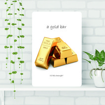 가온 접이식 액자 테이블 대 72cm x 48cm, 골드바