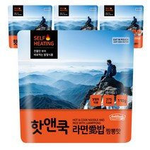 이지밥 핫앤쿡 라면애밥 짬뽕맛, 4개, 110g