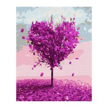 플레이어바웃 DIY 명화 그리기 세트 40 x 50 cm, 하트 나무