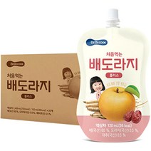 베베쿡 처음먹는 배도라지 플러스 주스 120ml, 배+도라지 혼합맛, 20팩