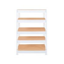 스피드랙 V2 스탠드 선반 5단 700 x 300 x 1200 mm, 화이트