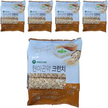 맘모스제과 현미 곤약 크런치 쌀과자, 70g, 5개