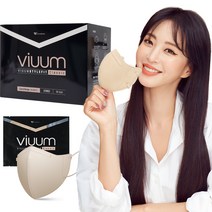 비움 스타일핏 클래식 컬러 마스크 중형, 30개입, 1개, 샌드베이지