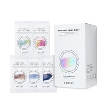 에프다이어리 퍼퓸 드라이시트 5종 x 6p 세트, 1세트, 30매