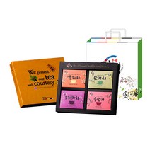 다예 우리 차 4종 선물세트, 모과차 5p + 귤피차 5p + 도라지차 5p + 우엉차 5p, 1세트